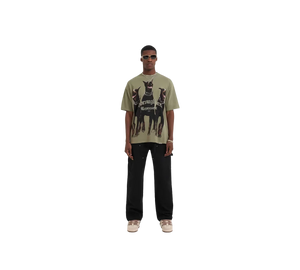 Camiseta Represent 'Thoroughbred Khaki' Verde