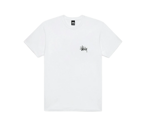 Camiseta Stussy 'Basic T-shirt White' Branco – frente
