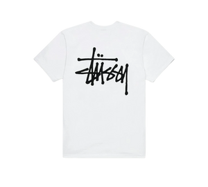 Camiseta Stussy 'Basic T-shirt White' Branco – costas