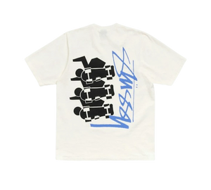 Camiseta Stussy 'Skate Stack Pigment Dyed Tee Natural' Bege – costas