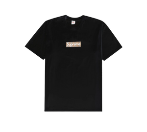 Camiseta Supreme 'Burberry Box Logo Tee Black' Preto – frente