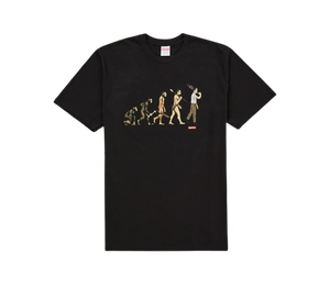 Camiseta Supreme 'Evolution Tee Black' Preto – frente
