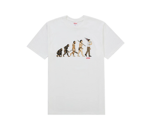 Camiseta Supreme 'Evolution Tee White' Branco – frente