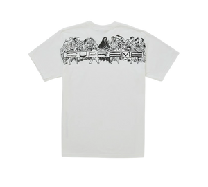 Camiseta Supreme 'Supper Tee White' Branco – frente