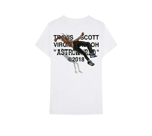 Camiseta Travis Scott x Virgil Abloh 'By A Thread Tee (Cactus Jack Version) White' Branco – costas
