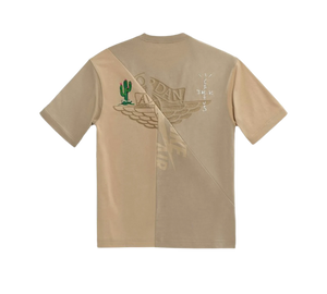 Camiseta Travis Scott Cactus Jack x Jordan 'T-Shirt Khaki/Desert' Bege – costas
