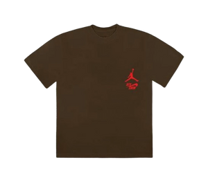 Camiseta Travis Scott 'Jordan Cactus Jack Highest T Shirt Brown' Marrom – frente