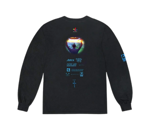 Camiseta Travis Scott 'The Scotts Cj Portal L/S Tee Black' Preto – costas