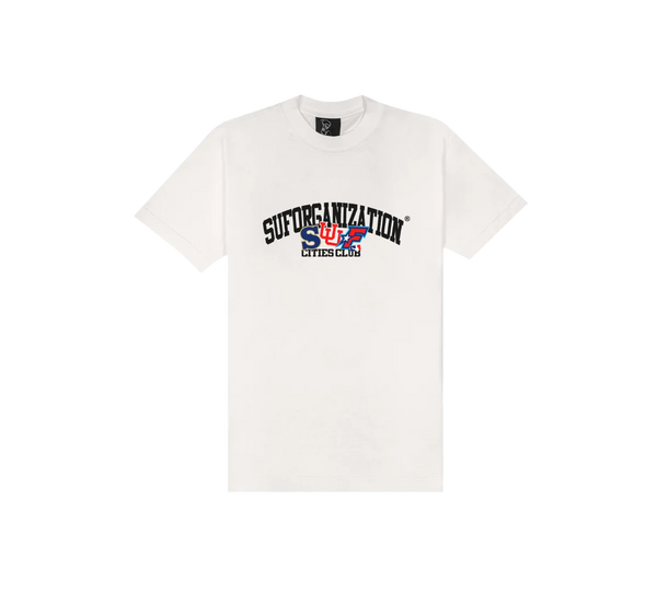 Camiseta Sufgang 'Sufcities Off White' Branca