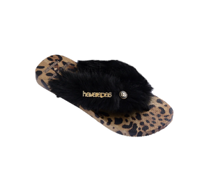 Chinelo Havaianas Dolce&Gabbana Faux Fur 'Rose Gold' – foto 3