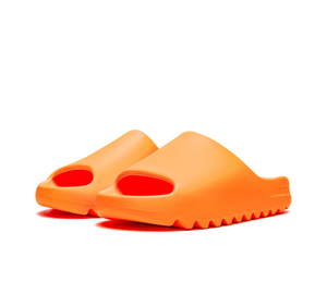 Chinelo Adidas Yeezy Slide 'Enflame Orange' Laranja – par, vista frontal