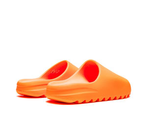 Chinelo Adidas Yeezy Slide 'Enflame Orange' Laranja – par, vista traseira