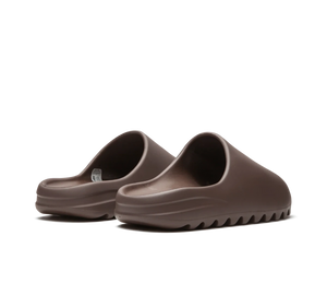Chinelo Adidas Yeezy Slide 'Soot' Marrom – par, vista traseira
