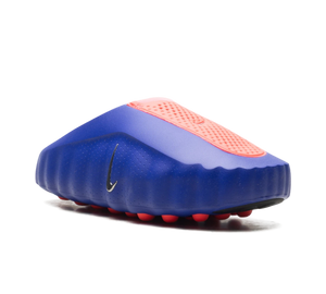 Chinelo Slide Nike Mind 001 AMP Masculino 'Spider-Man' Azul / Vermelho – vista 3/4 do bico