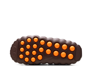 Chinelo Slide Nike Mind 001 Flyknit Masculino 'Bronze Eclipse/Total Orange' Bronze / Laranja – solado