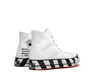 Tênis Converse Chuck Taylor 'All-Star 70s Hi x Off-White' 'Branco / Preto' – foto 4
