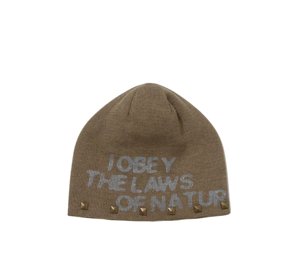 Gorro Piet x Obey 'Studded Beanie' Marrom