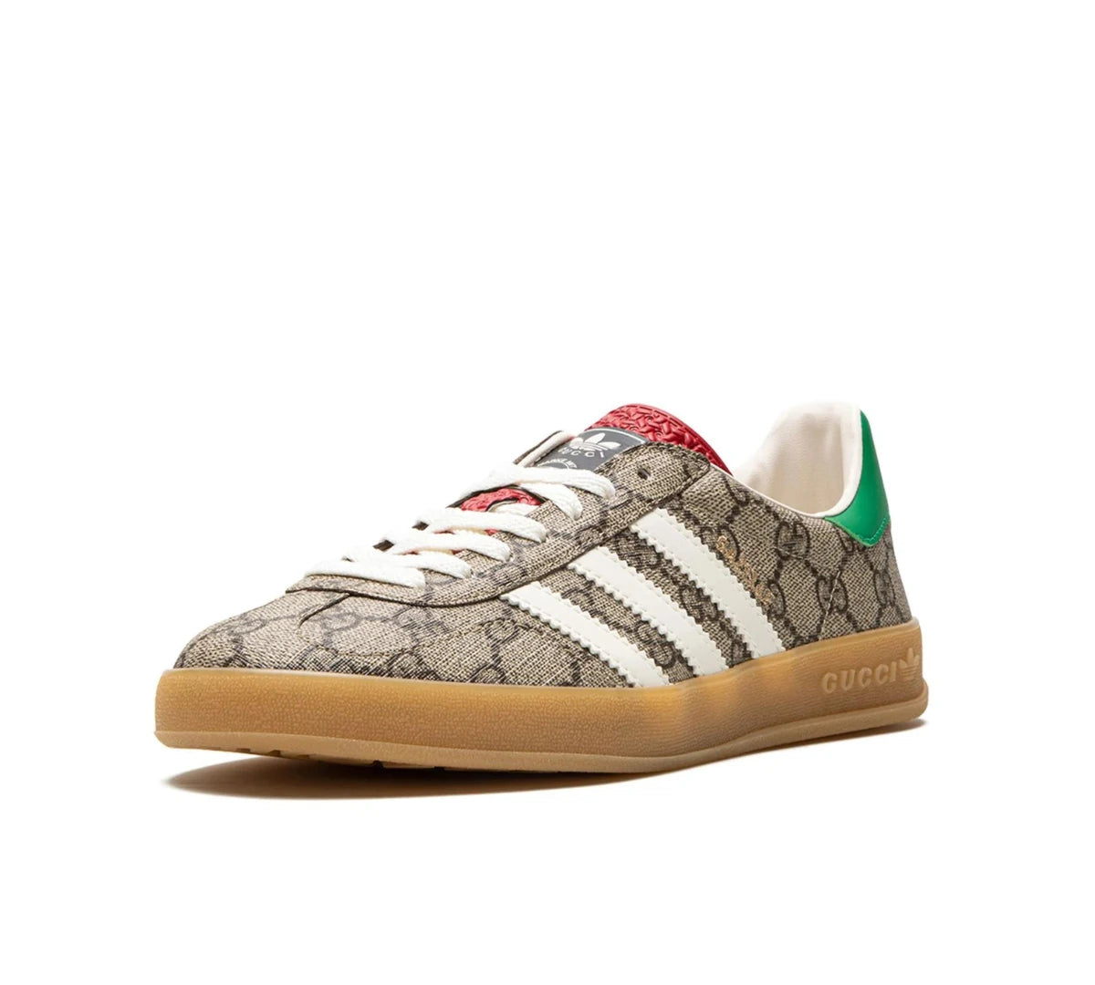 Adidas x Gucci Gazelle Beige GG Monogram