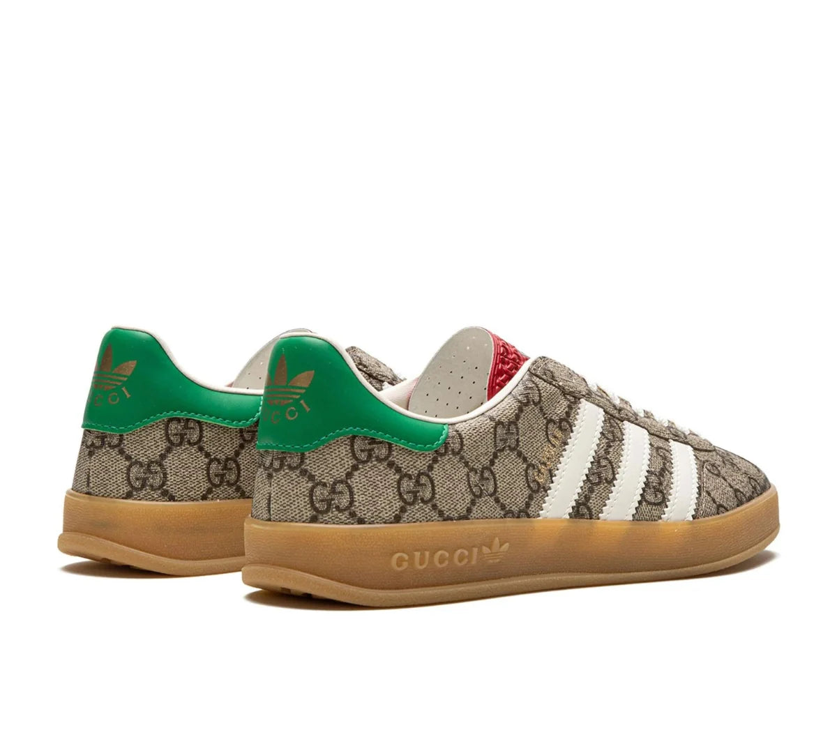 Adidas x Gucci Gazelle Beige GG Monogram