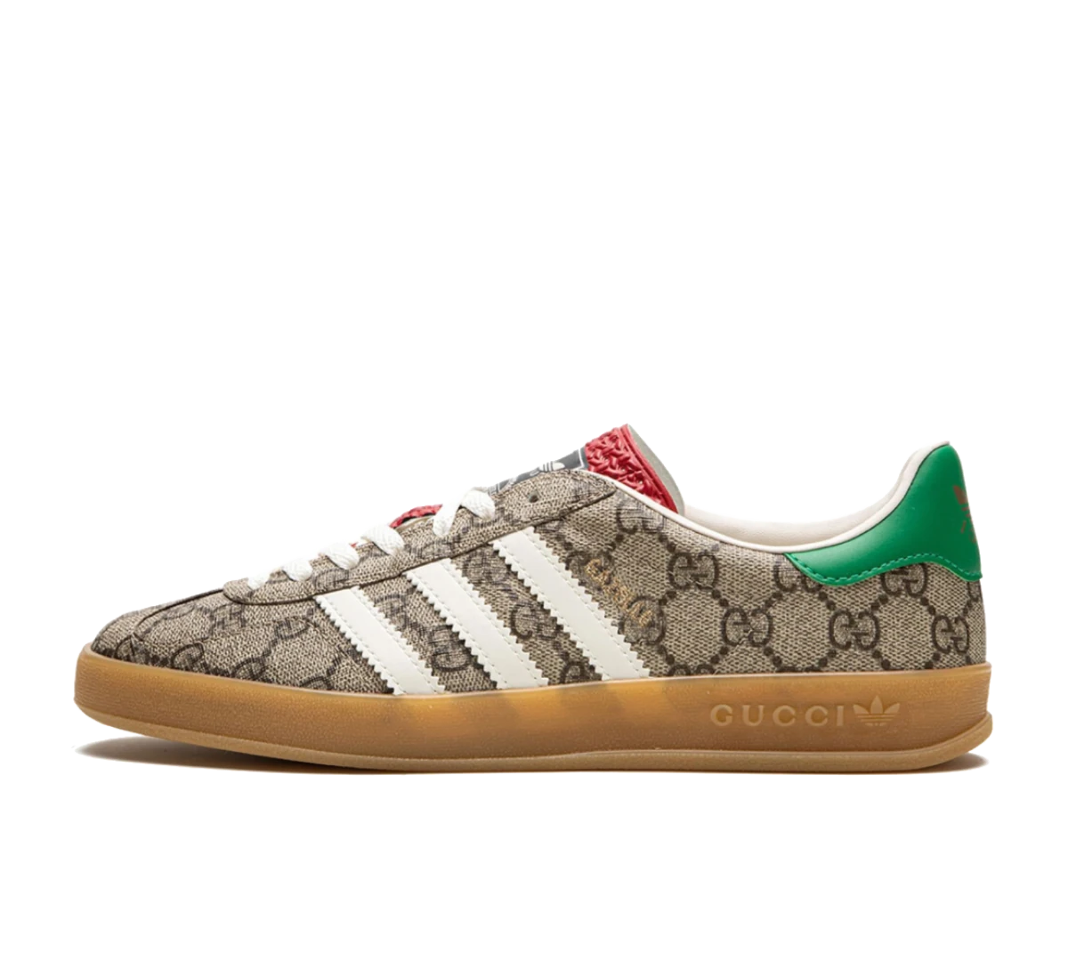 Adidas x Gucci Gazelle Beige GG Monogram