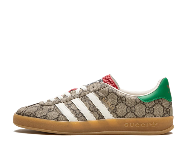 Tênis Adidas x Gucci Gazelle 'Beige GG Monogram' Bege
