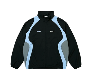 Jaqueta Palace x Nike 'Track Jacket Black' Preto – frente