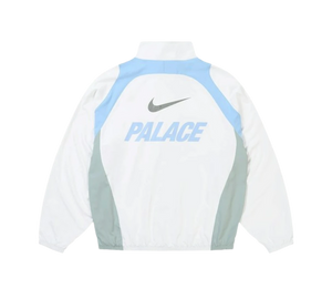 Jaqueta Palace x Nike 'Track Jacket White' Branco – costas