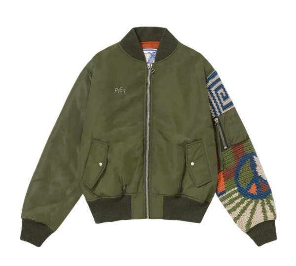 Jaqueta Piet 'MA-1 Crochet' Verde