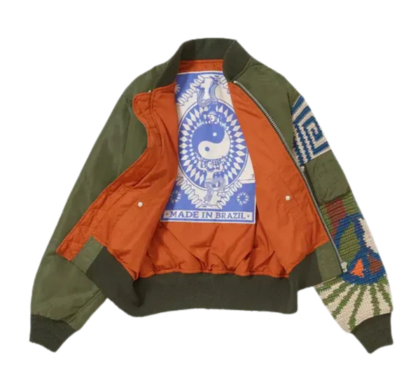 Jaqueta Piet 'MA-1 Crochet' Verde