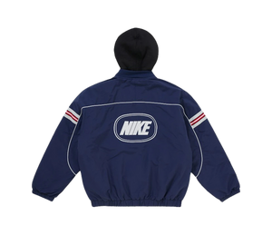 Jaqueta Supreme x Nike 'Nylon Hooded Jacket Navy' Azul-marinho – costas
