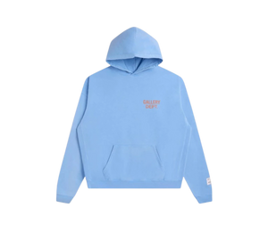 Moletom Gallery Dept. '90's GD Logo Hoodie Baby Blue' Azul Claro – frente