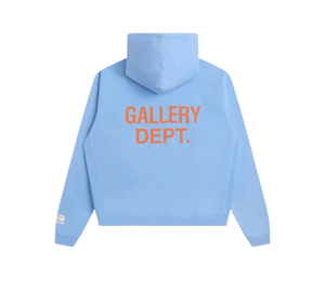 Moletom Gallery Dept. '90's GD Logo Hoodie Baby Blue' Azul Claro – costas