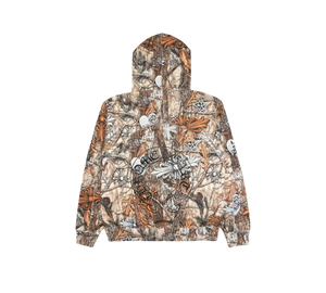 Moletom Nike x NOCTA x Chrome Hearts 'Hoodie Multicolor/Safety Orange' Bege / Laranja – costas