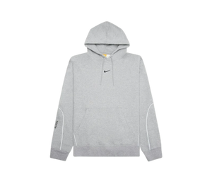 Moletom Nike x NOCTA 'NRG Fleece CS Hoodie Dark Grey Heather' Cinza – frente