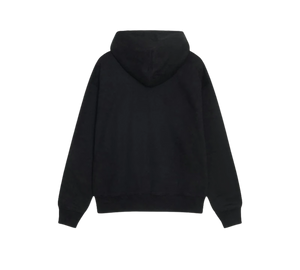Moletom Stussy x Nike 'Stone Washed Fleece Zip Hoodie Black' Preto – costas