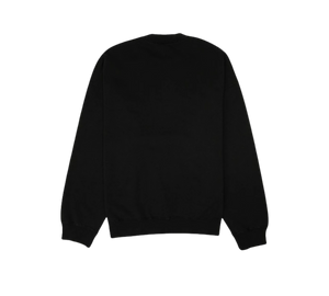Moletom Nike x Stussy 'Wash Crew Fleece Black' Preto – costas