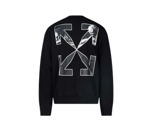 Moletom Off-White 'Caravaggio Saint Jerome Writing Arrows Sweatshirt Black' Preto – costas