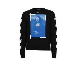 Moletom Off-White 'Mona Lisa Sweatshirt Black' Preto – frente