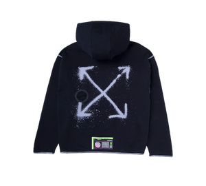 Moletom Off-White x Nike 'Hoodie Black' Preto – costas