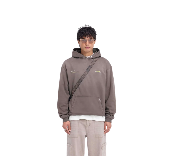 Moletom Represent 'Patron Of The Club Washed Olive' Marrom