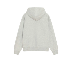 Moletom Stussy x Nike 'Fleece Zip Hoodie Grey Heather' Cinza – costas