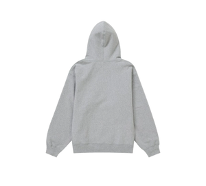 Moletom Supreme 'Box Logo Hooded Sweatshirt Heather Grey' Cinza – costas