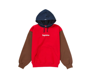 Moletom Supreme 'Box Logo Hooded Sweatshirt Multicolor' Multicor – frente