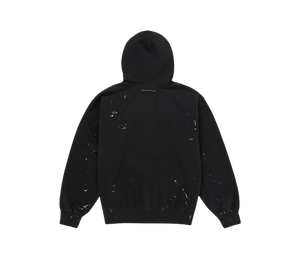 Moletom Supreme x MM6 Maison Margiela 'Box Logo Zip Up Hooded Sweatshirt Black' Preto – costas