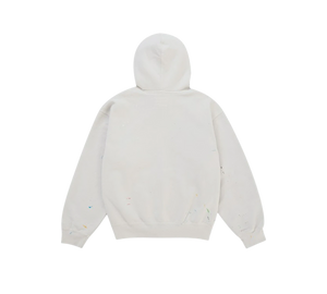 Moletom Supreme x MM6 Maison Margiela 'Box Logo Zip Up Hooded Sweatshirt White' Branco – costas