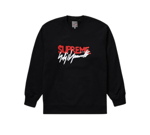 Moletom Supreme x Yohji Yamamoto 'Crewneck Black' Preto – frente