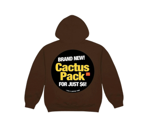 Moletom Travis Scott x McDonald's 'Cactus Pack Sticker Hoodie Brown' Marrom – costas
