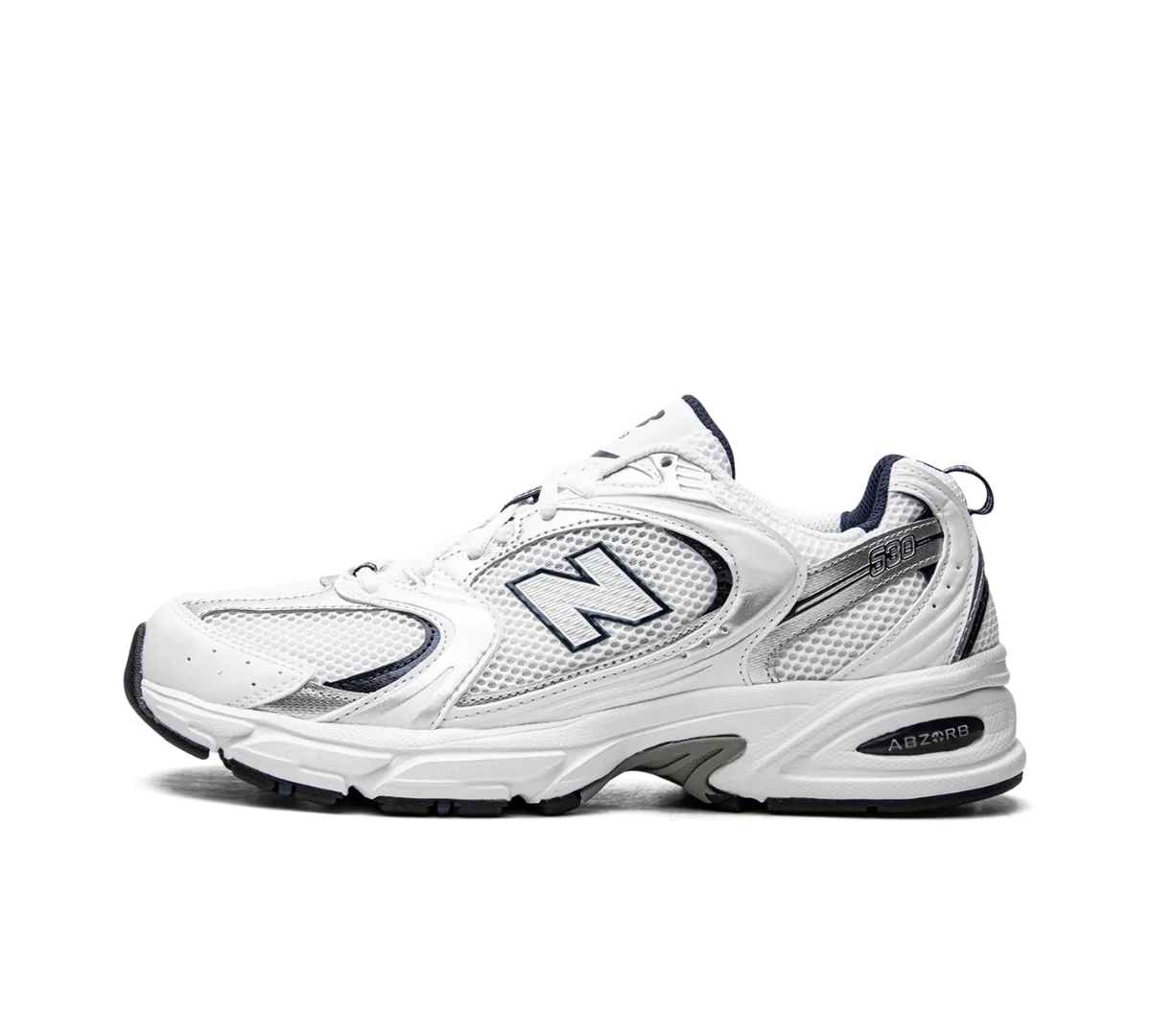 Tênis New Balance 530 'White Silver Natural Indigo' Prata / Azul