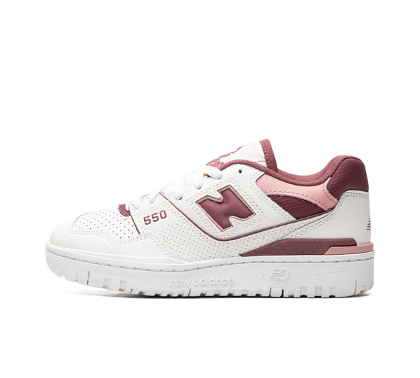 Tênis New Balance 550 'Washed Burgundy' Bordô