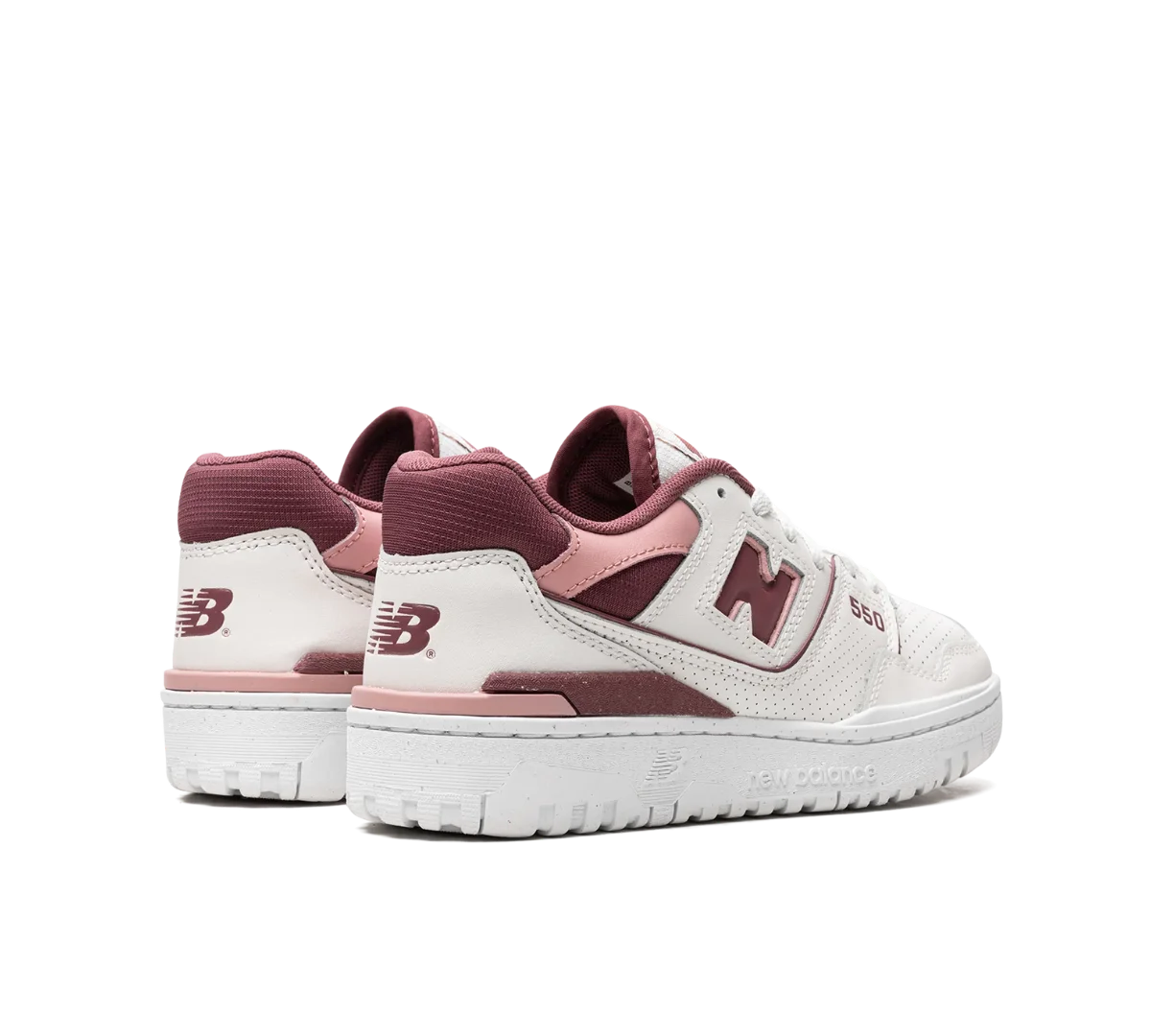 Tênis New Balance 550 'Washed Burgundy' Bordô
